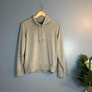 J.Crew Gray Mock Neck Sweatshirt